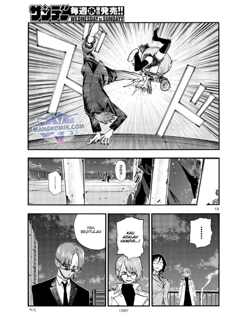 Yofukashi no Uta — Chapter 111, halaman 13