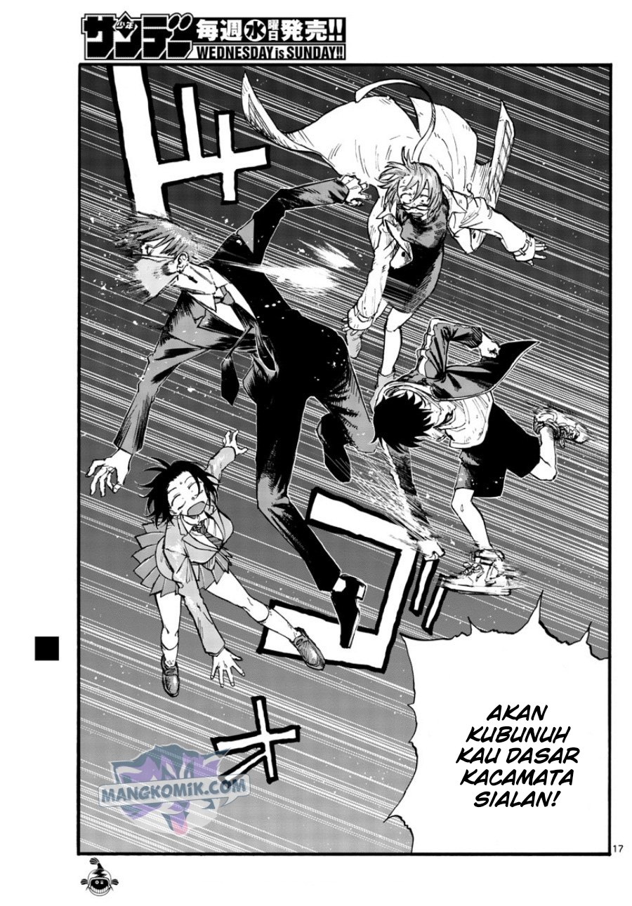 Yofukashi no Uta — Chapter 111, halaman 17