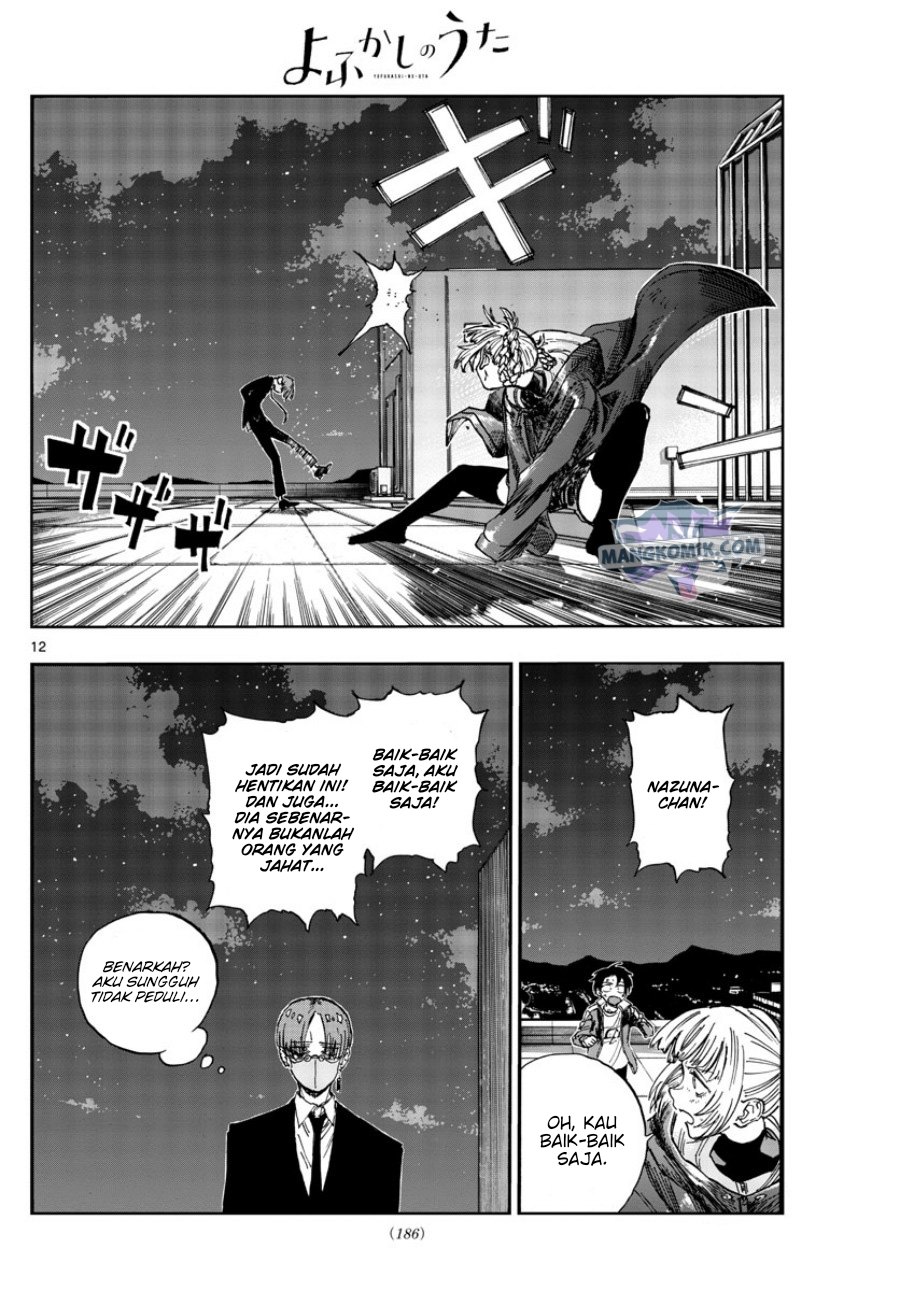 Yofukashi no Uta — Chapter 113, halaman 13