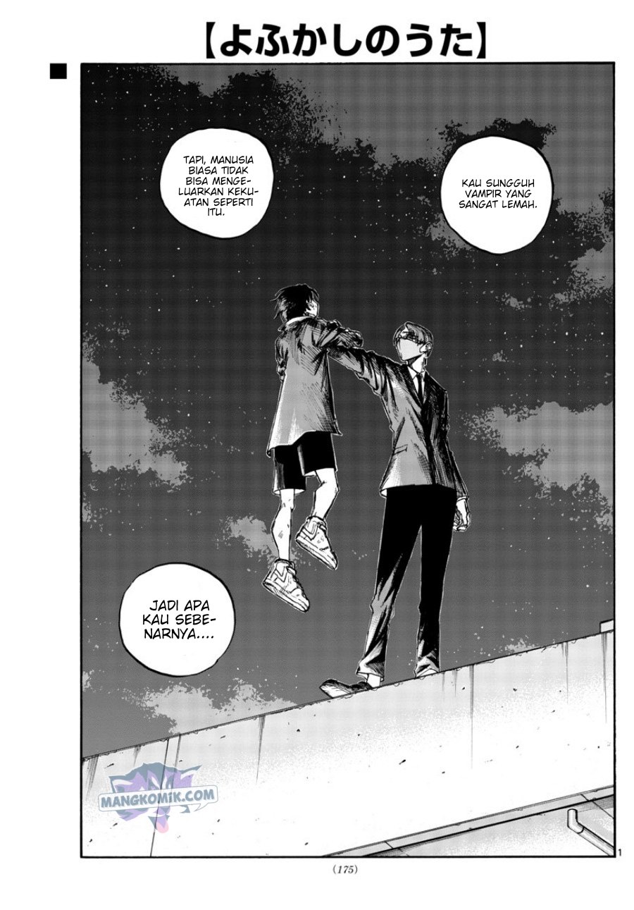 Yofukashi no Uta — Chapter 113, halaman 2