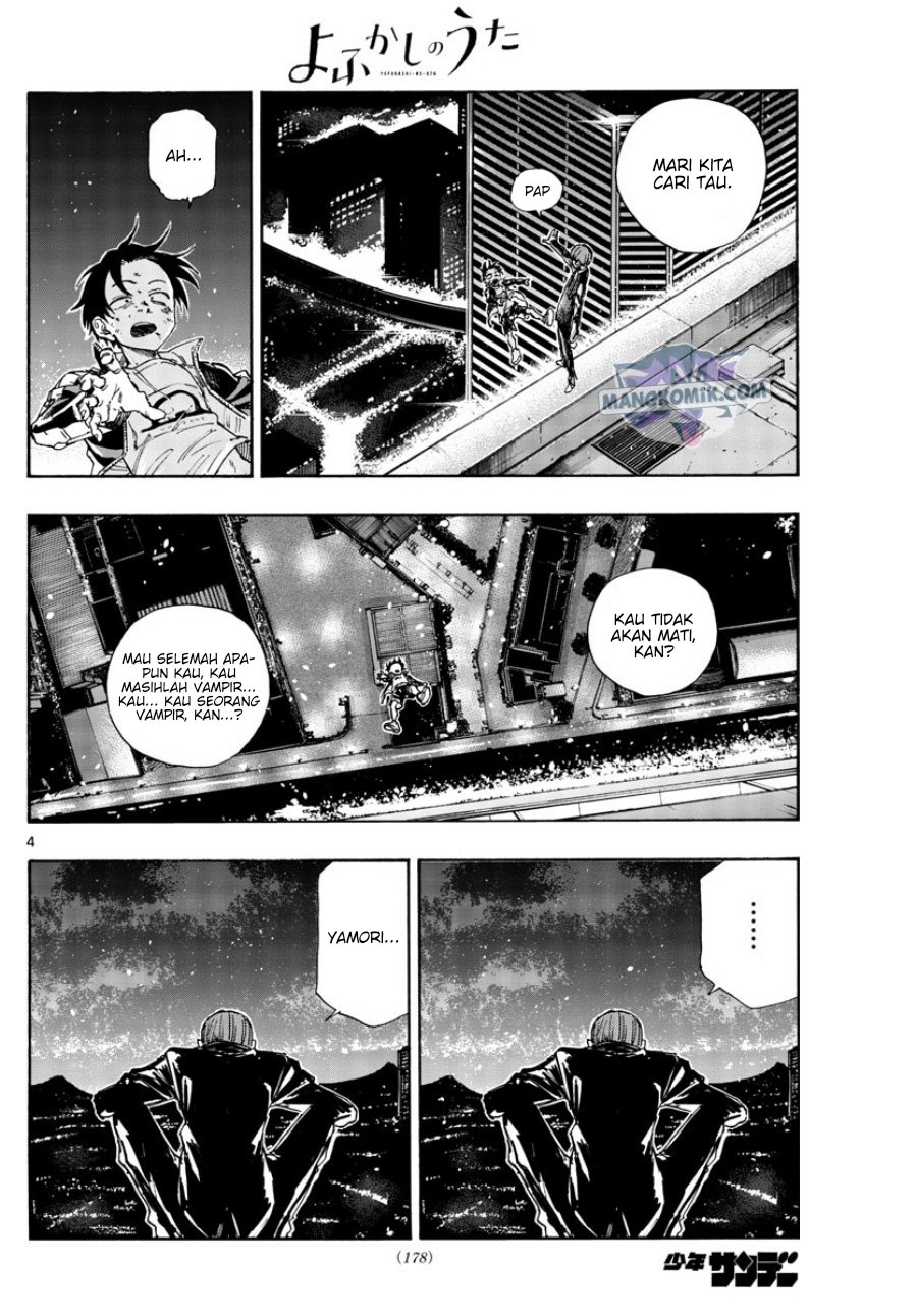 Yofukashi no Uta — Chapter 113, halaman 5