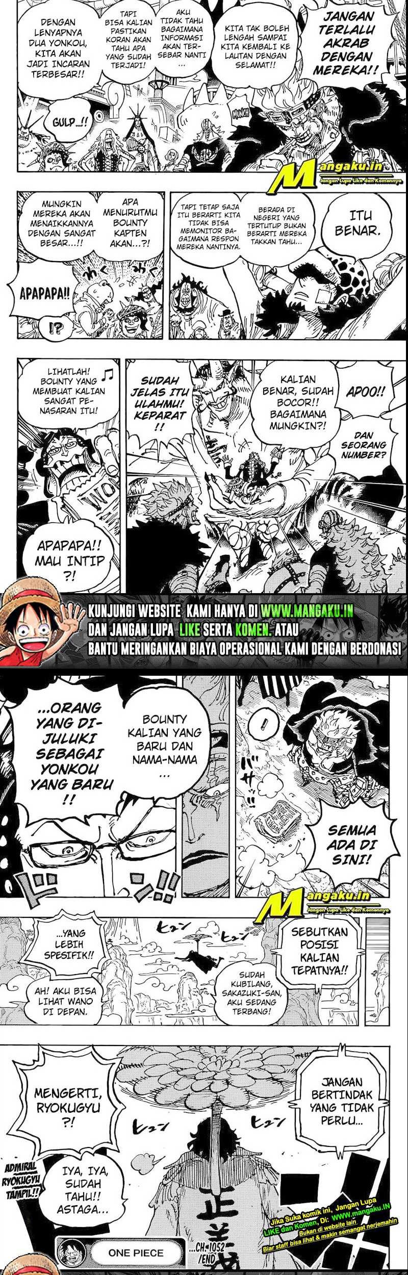 One Piece — Chapter 1052, halaman 9
