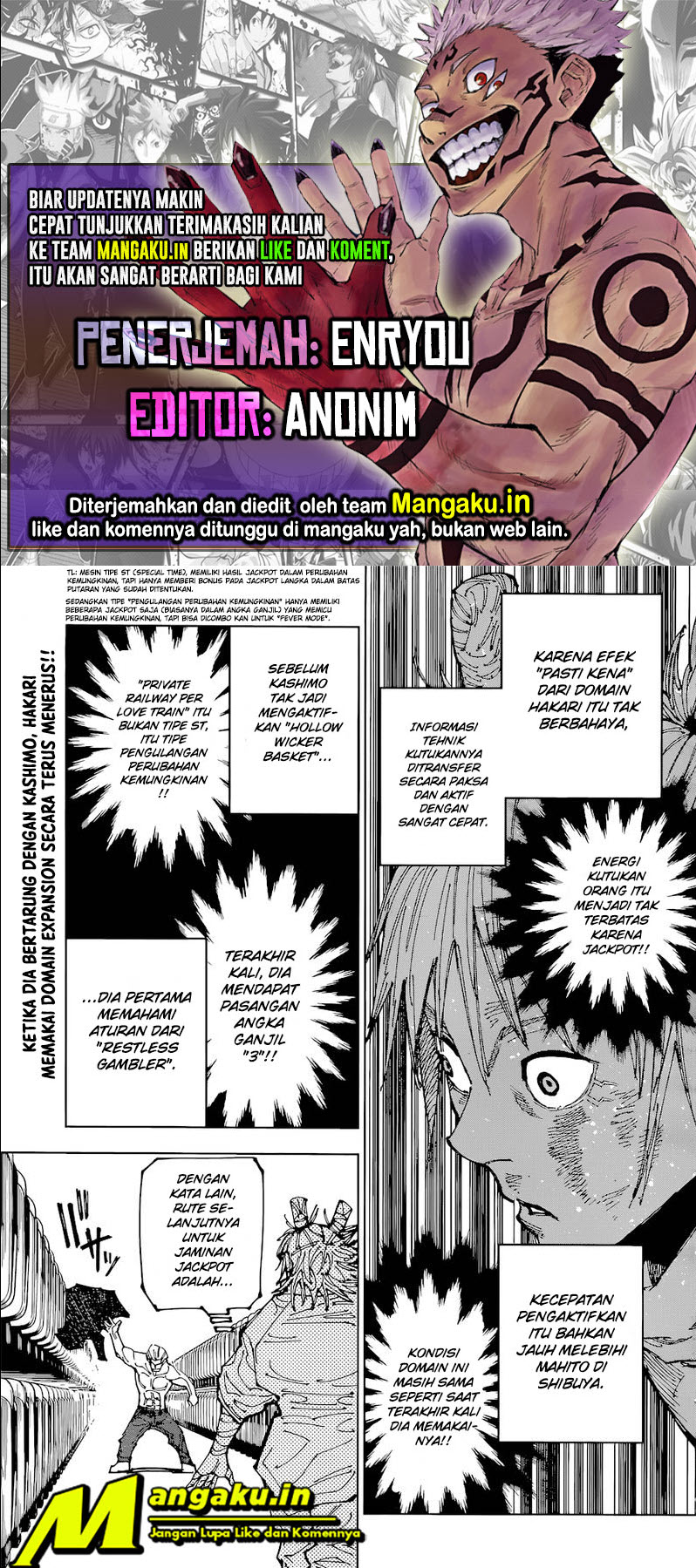 Jujutsu Kaisen — Chapter 187, halaman 1