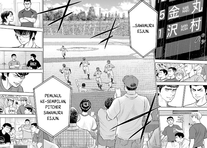 Diamond no Ace Act 2 — Chapter 287, halaman 9
