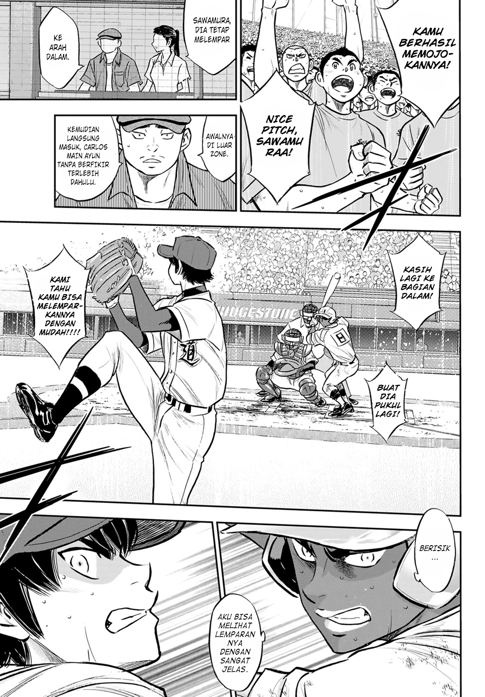 Diamond no Ace Act 2 — Chapter 289, halaman 11