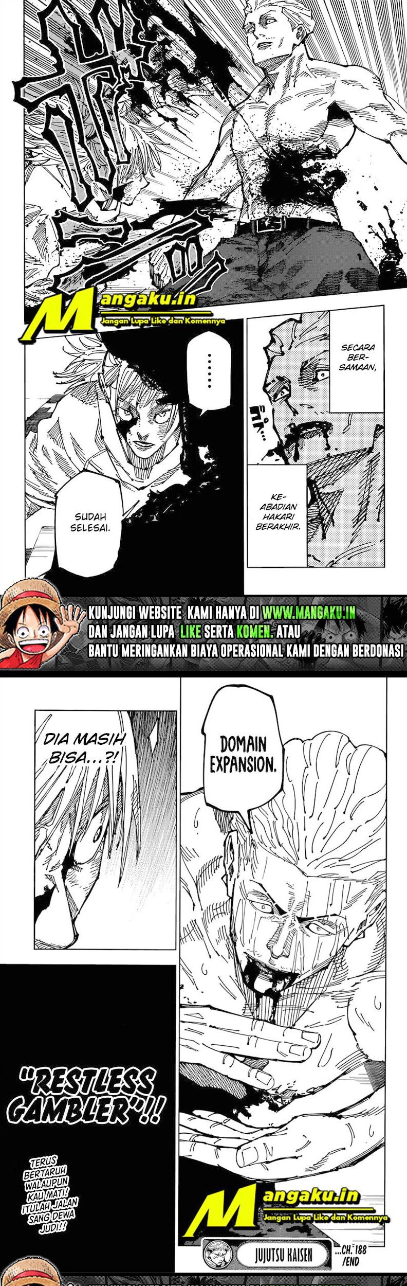 Jujutsu Kaisen — Chapter 188, halaman 13
