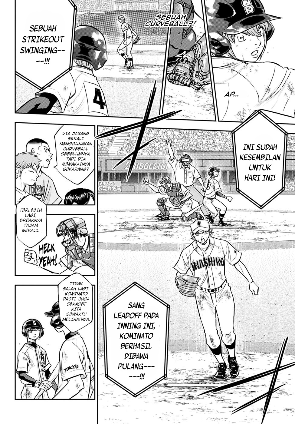 Diamond no Ace Act 2 — Chapter 290, halaman 18