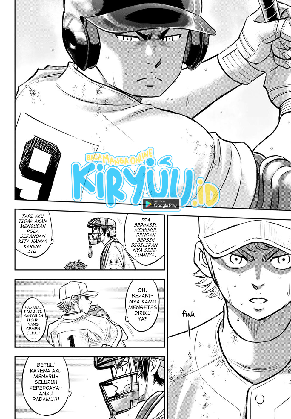 Diamond no Ace Act 2 — Chapter 290, halaman 20