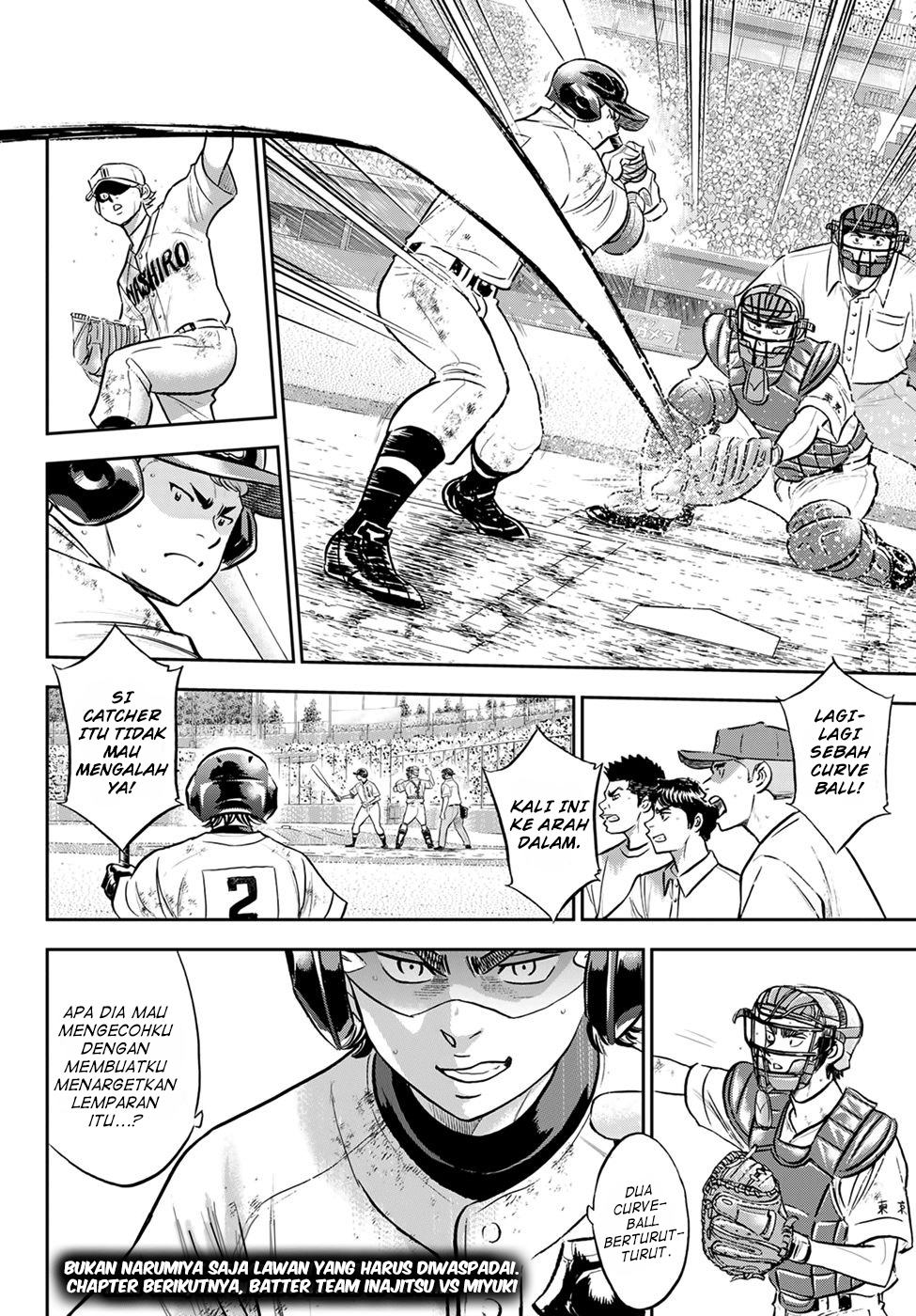 Diamond no Ace Act 2 — Chapter 290, halaman 22