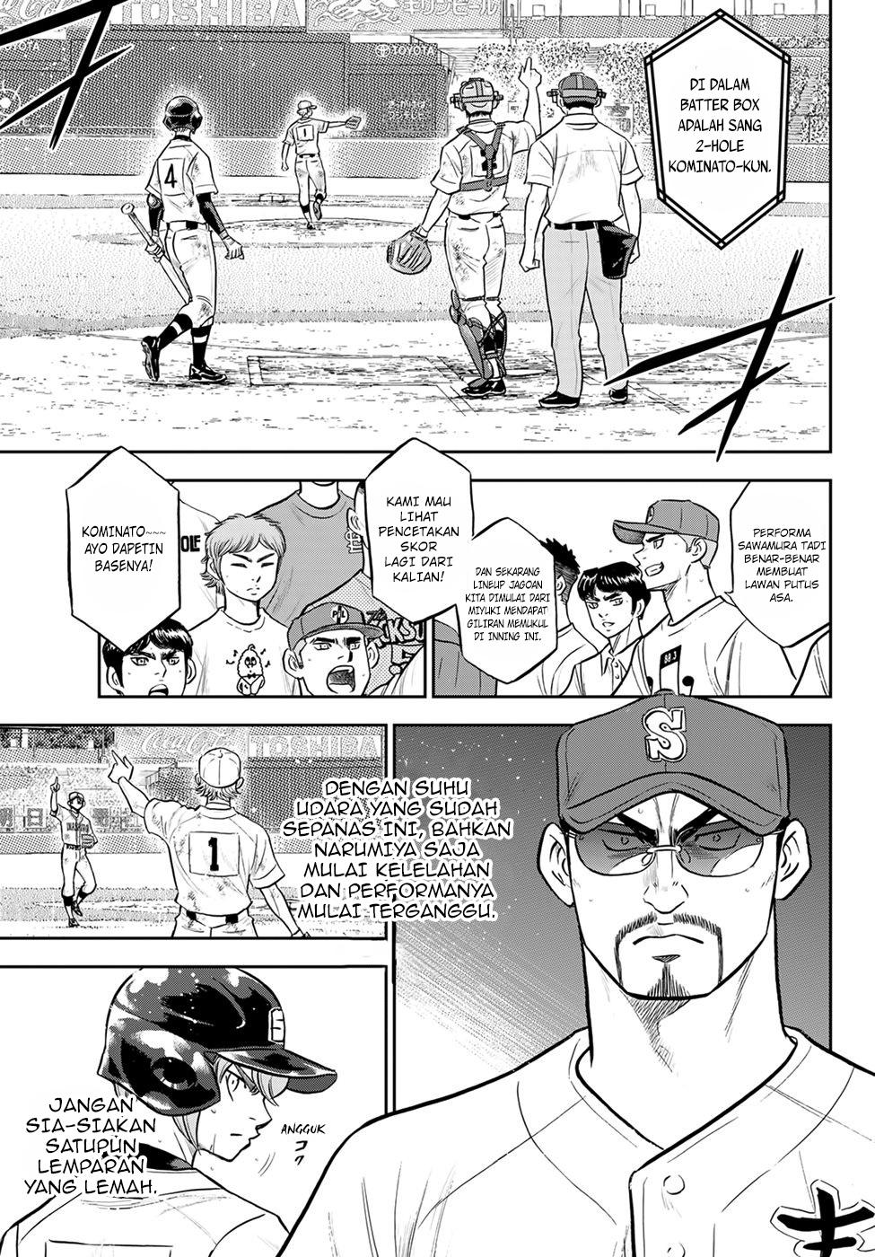 Diamond no Ace Act 2 — Chapter 290, halaman 9