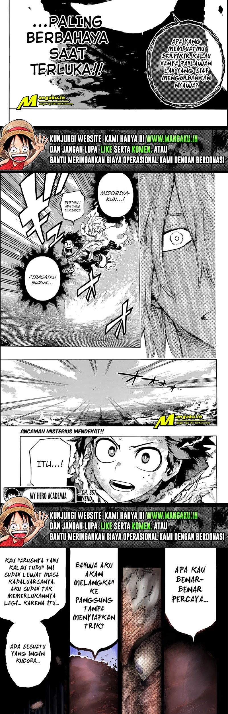 Boku no Hero Academia — Chapter 357, halaman 9