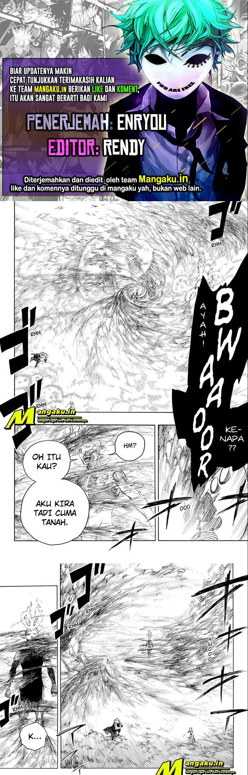 Ao no Exorcist — Chapter 134.2, halaman 1