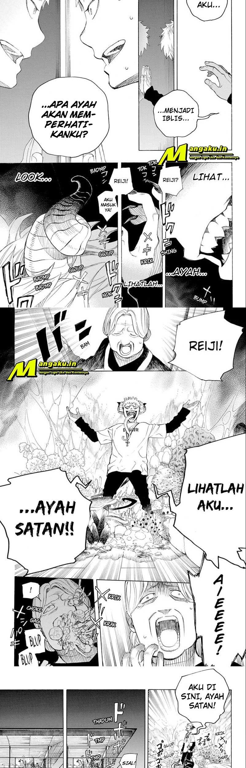 Ao no Exorcist — Chapter 134.2, halaman 9