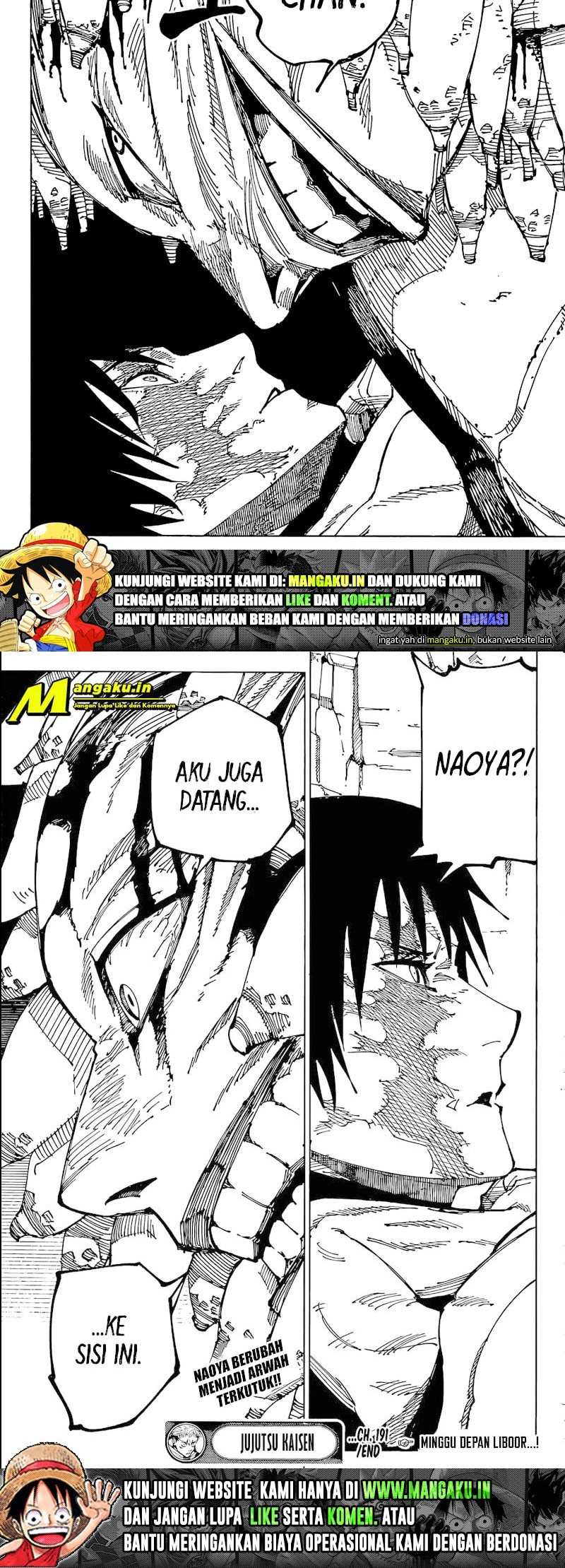 Jujutsu Kaisen — Chapter 191, halaman 10