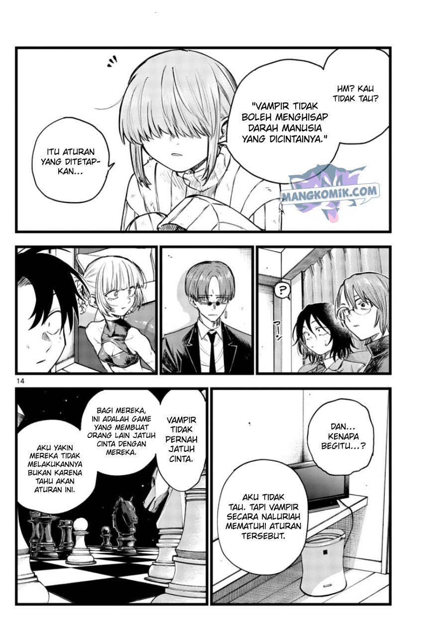 Yofukashi no Uta — Chapter 121, halaman 15