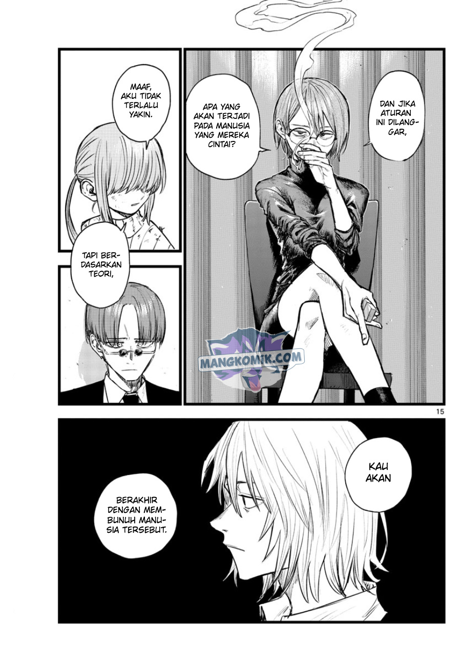 Yofukashi no Uta — Chapter 121, halaman 16