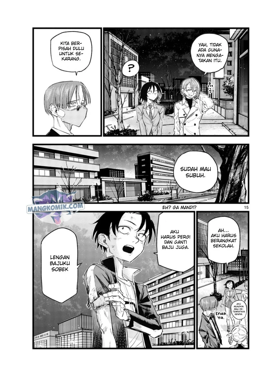 Yofukashi no Uta — Chapter 123, halaman 16