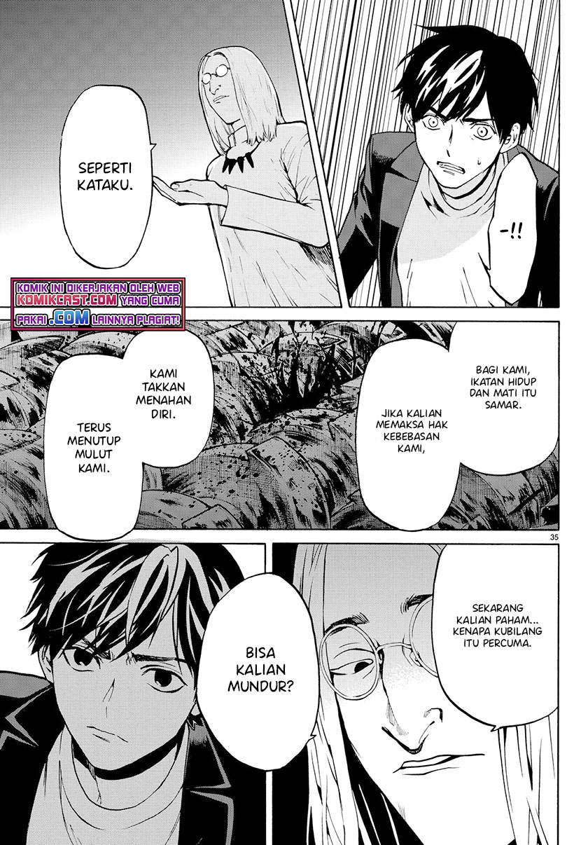 Konya wa Tsuki ga Kirei Desu ga, Toriaezu Shi ne — Chapter 22, halaman 36