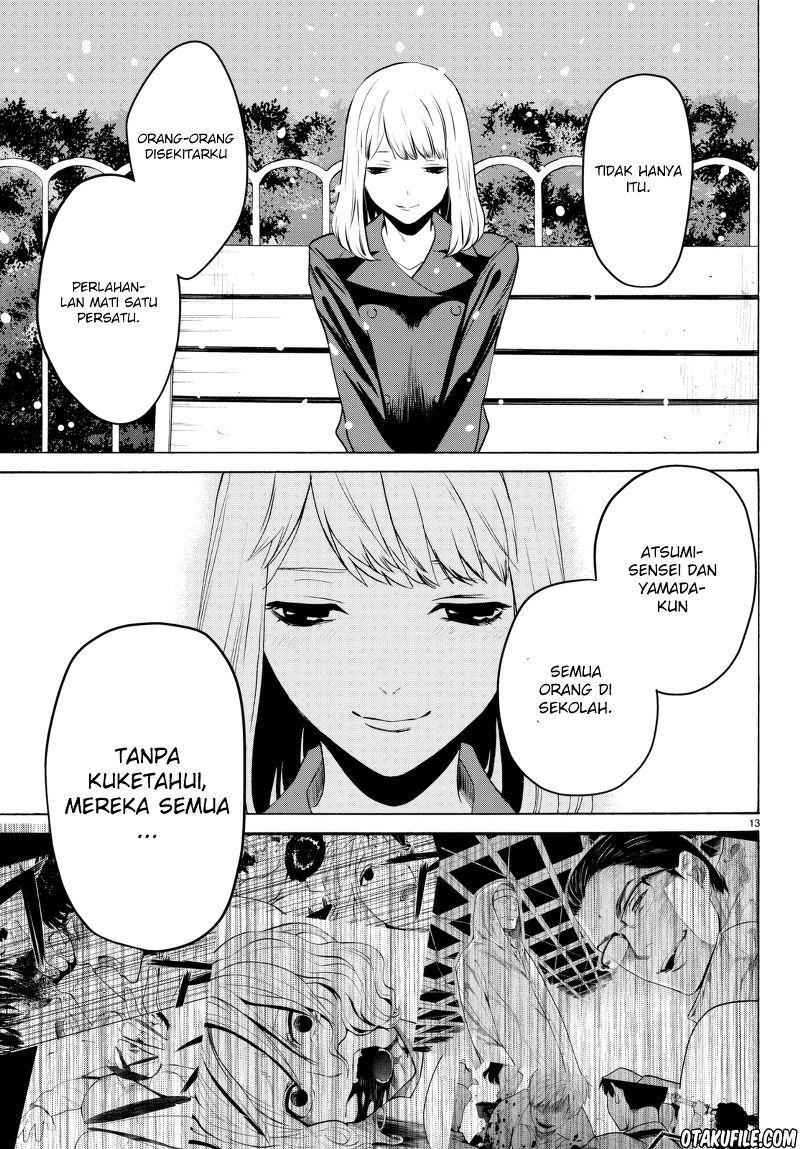 Konya wa Tsuki ga Kirei Desu ga, Toriaezu Shi ne — Chapter 19, halaman 13