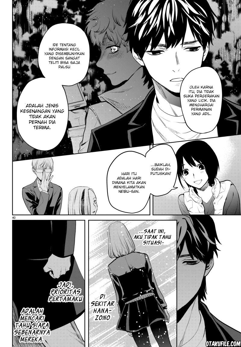Konya wa Tsuki ga Kirei Desu ga, Toriaezu Shi ne — Chapter 19, halaman 38