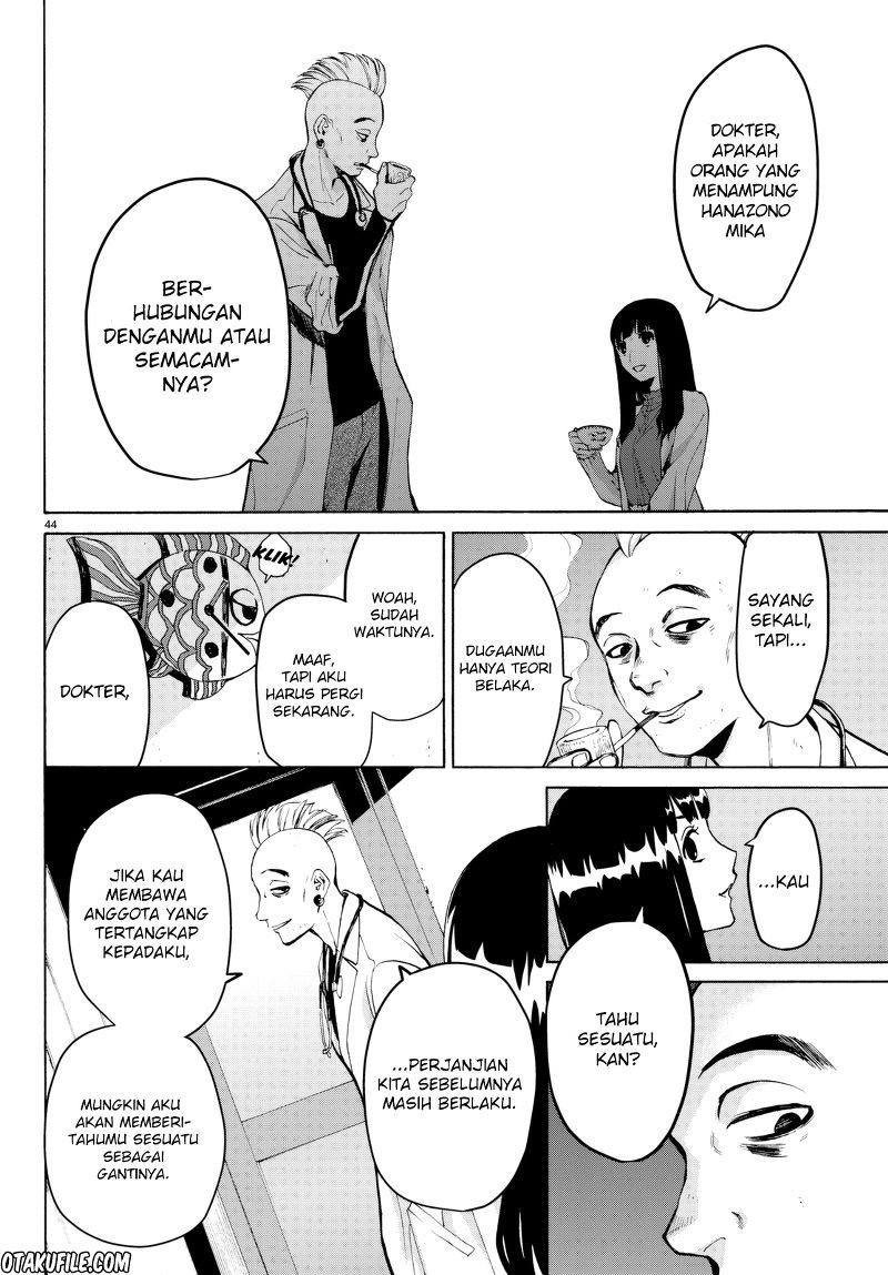 Konya wa Tsuki ga Kirei Desu ga, Toriaezu Shi ne — Chapter 19, halaman 42