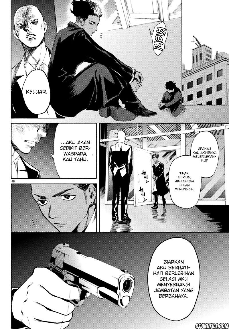Konya wa Tsuki ga Kirei Desu ga, Toriaezu Shi ne — Chapter 19, halaman 46