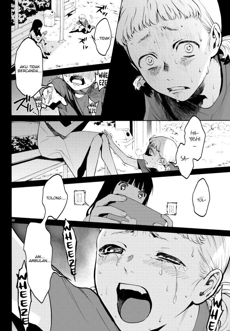 Konya wa Tsuki ga Kirei Desu ga, Toriaezu Shi ne — Chapter 18, halaman 33