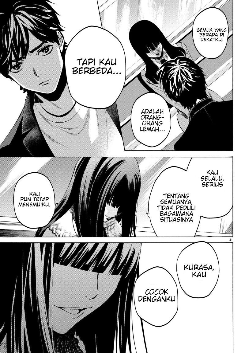 Konya wa Tsuki ga Kirei Desu ga, Toriaezu Shi ne — Chapter 18, halaman 42