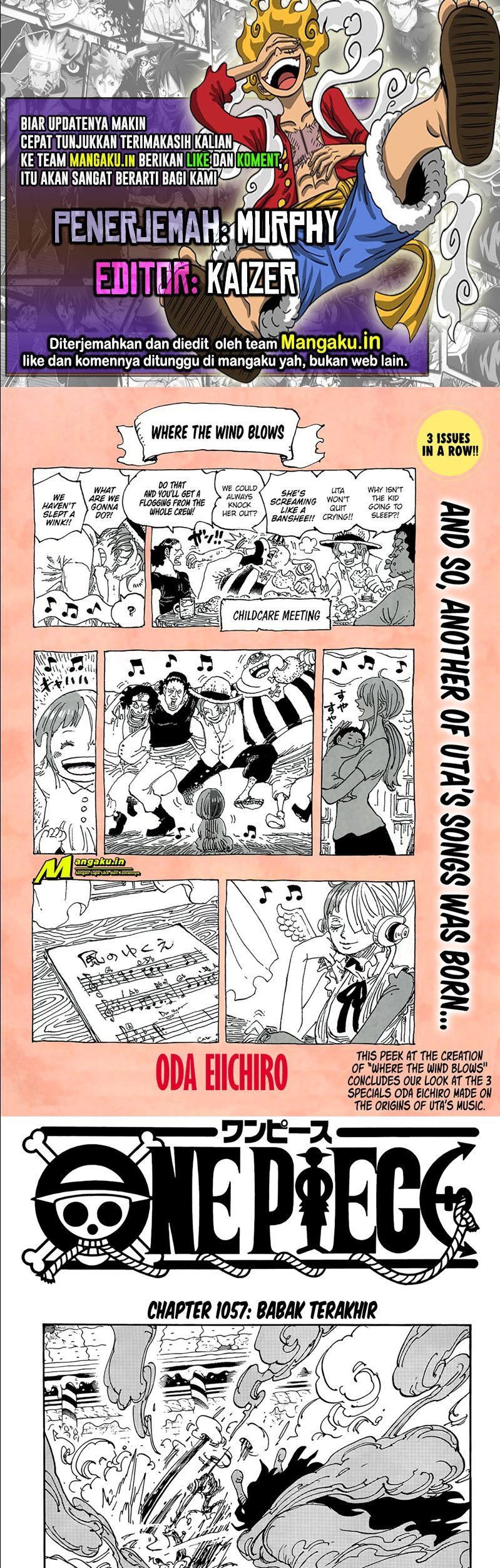 One Piece — Chapter 1057, halaman 1