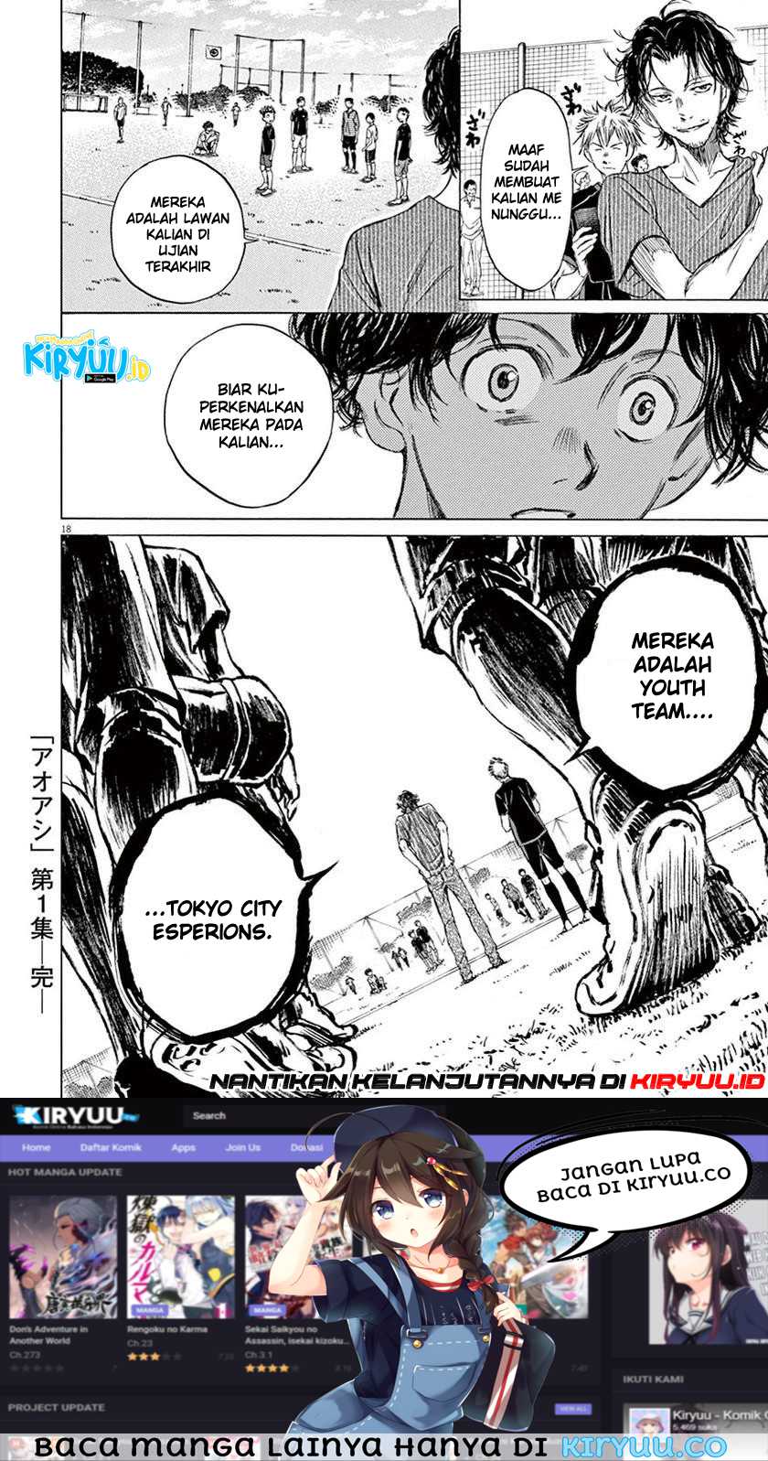 Ao Ashi — Chapter 7, halaman 19