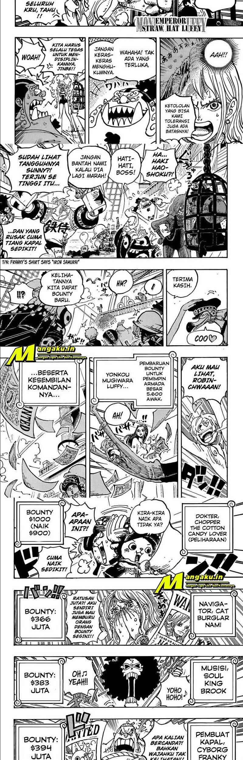 One Piece — Chapter 1058, halaman 2