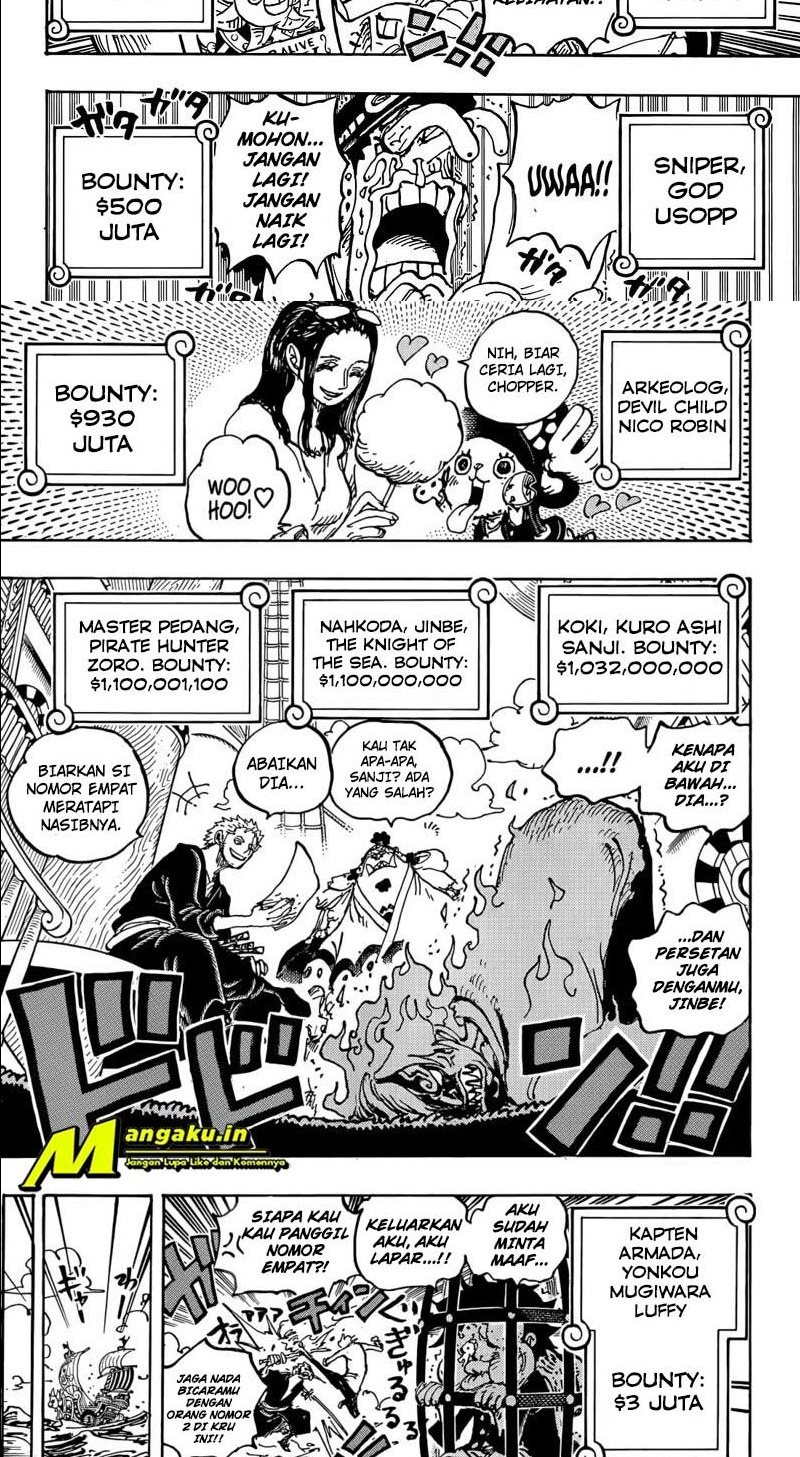 One Piece — Chapter 1058, halaman 3