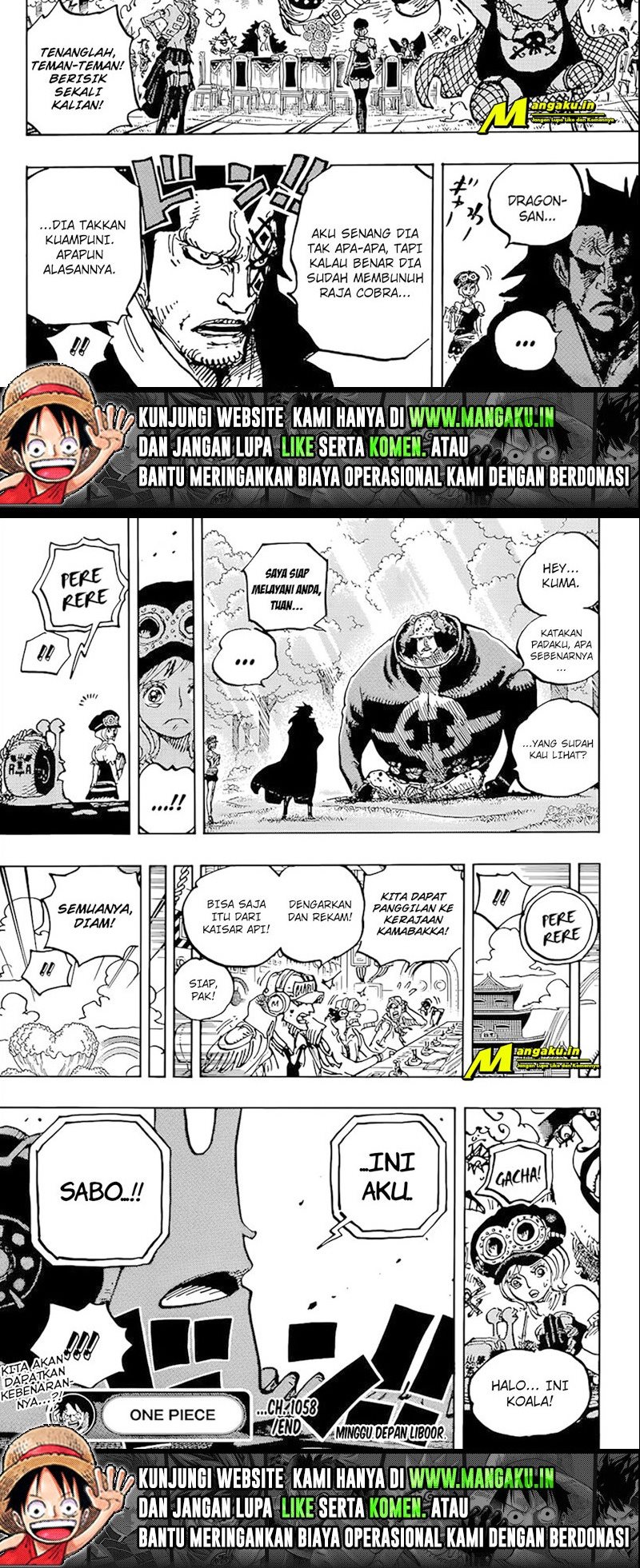One Piece — Chapter 1058, halaman 9
