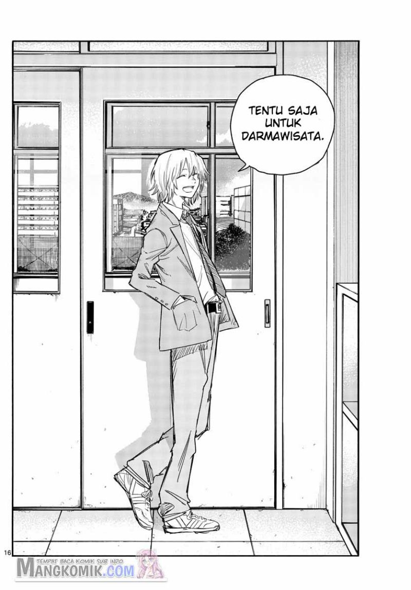 Yofukashi no Uta — Chapter 131, halaman 17