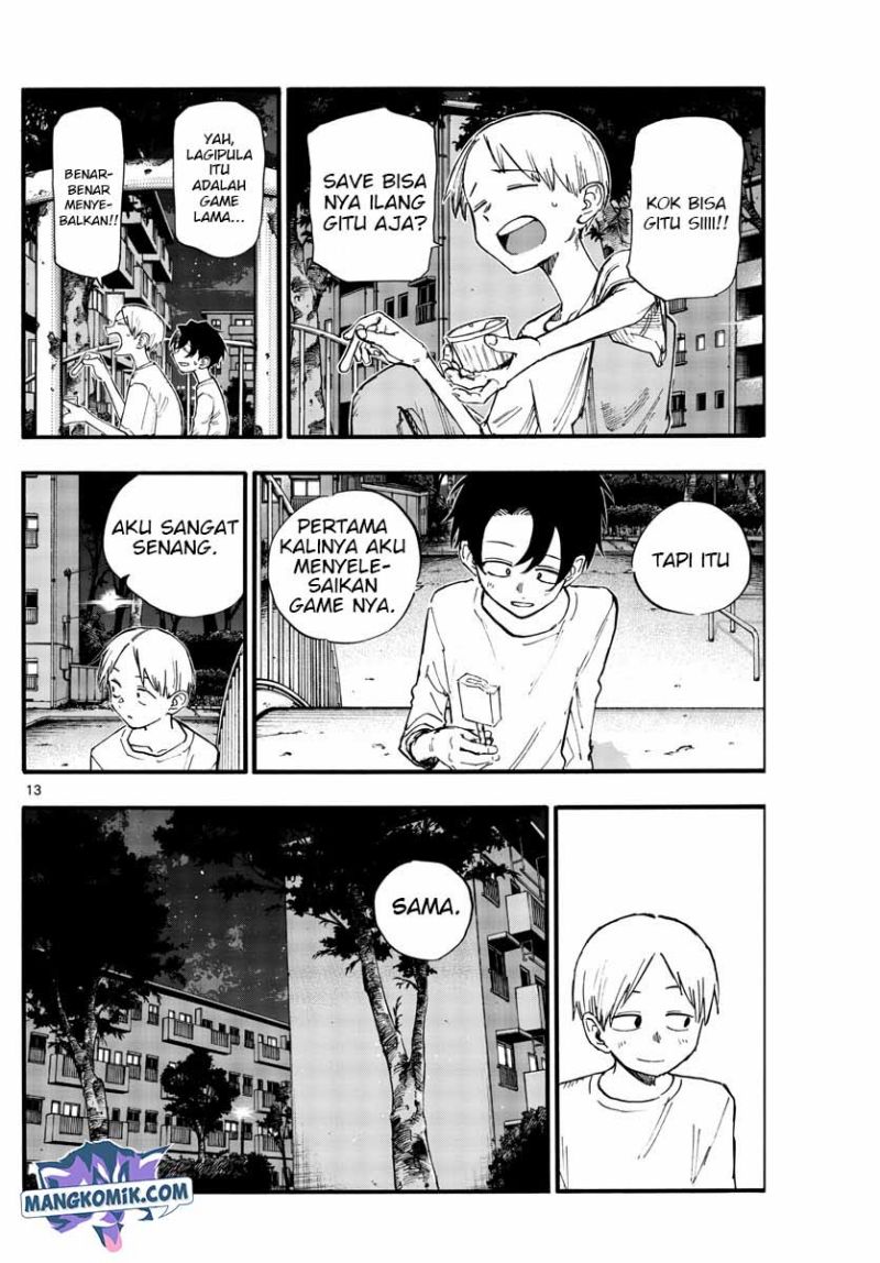 Yofukashi no Uta — Chapter 133, halaman 13