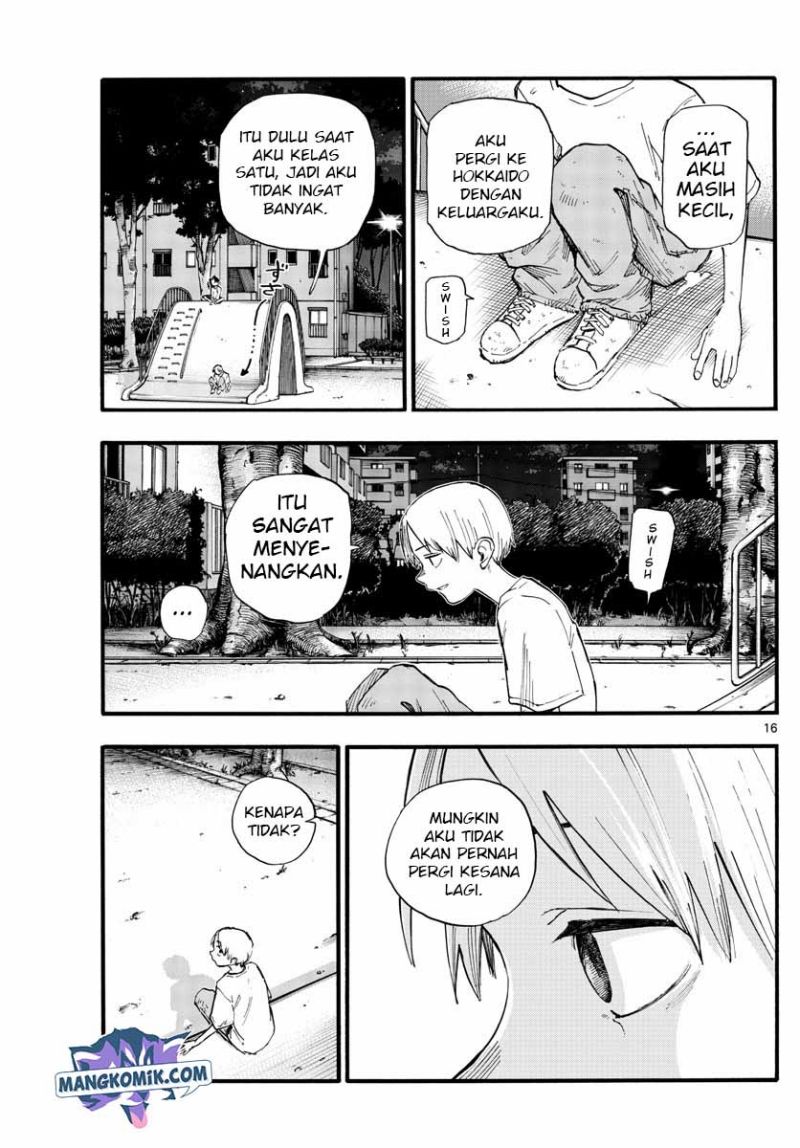 Yofukashi no Uta — Chapter 133, halaman 16