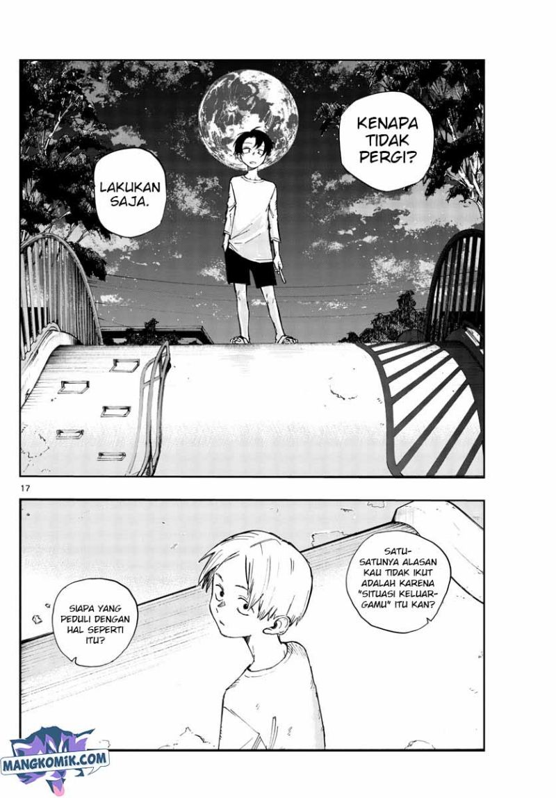 Yofukashi no Uta — Chapter 133, halaman 17