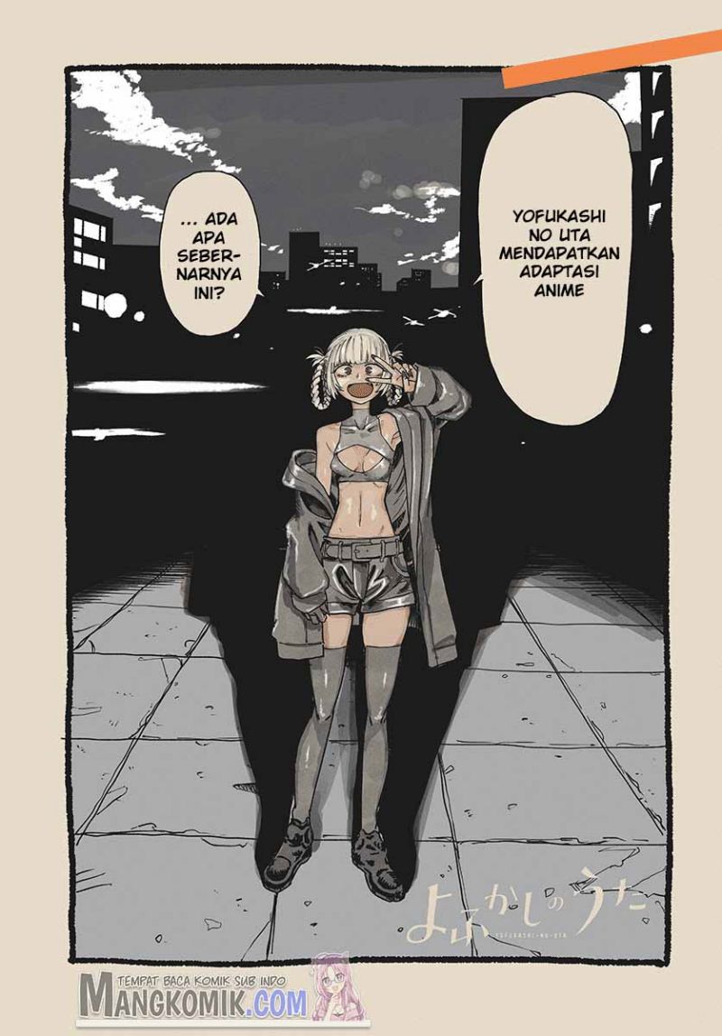 Yofukashi no Uta — Chapter 133, halaman 2
