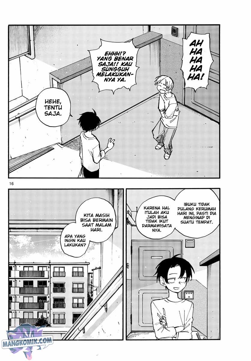 Yofukashi no Uta — Chapter 132, halaman 17