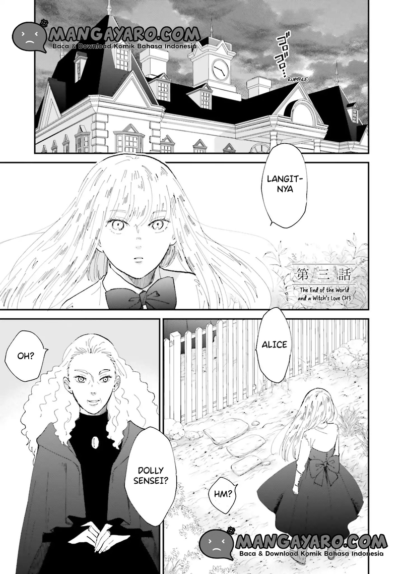 Sekai no Owari to Majo no Koi — Chapter 3, halaman 2
