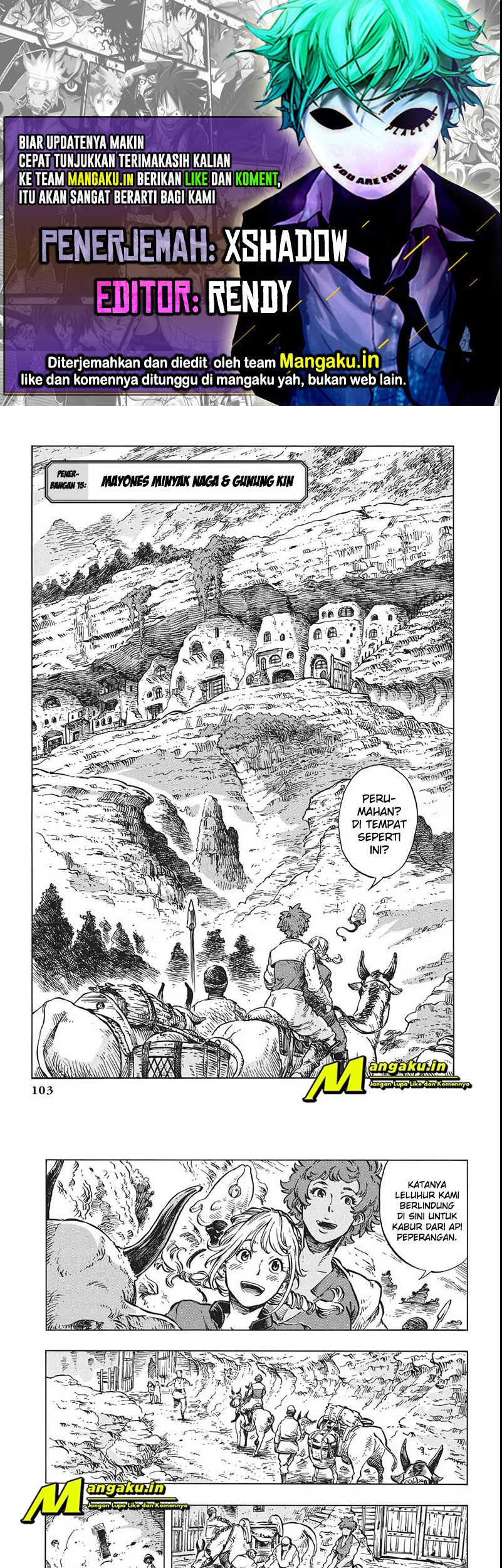 Kuutei Dragons — Chapter 15.1, halaman 1