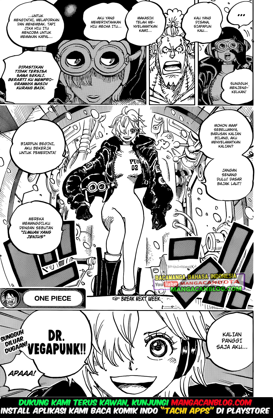 One Piece — Chapter 1061, halaman 13