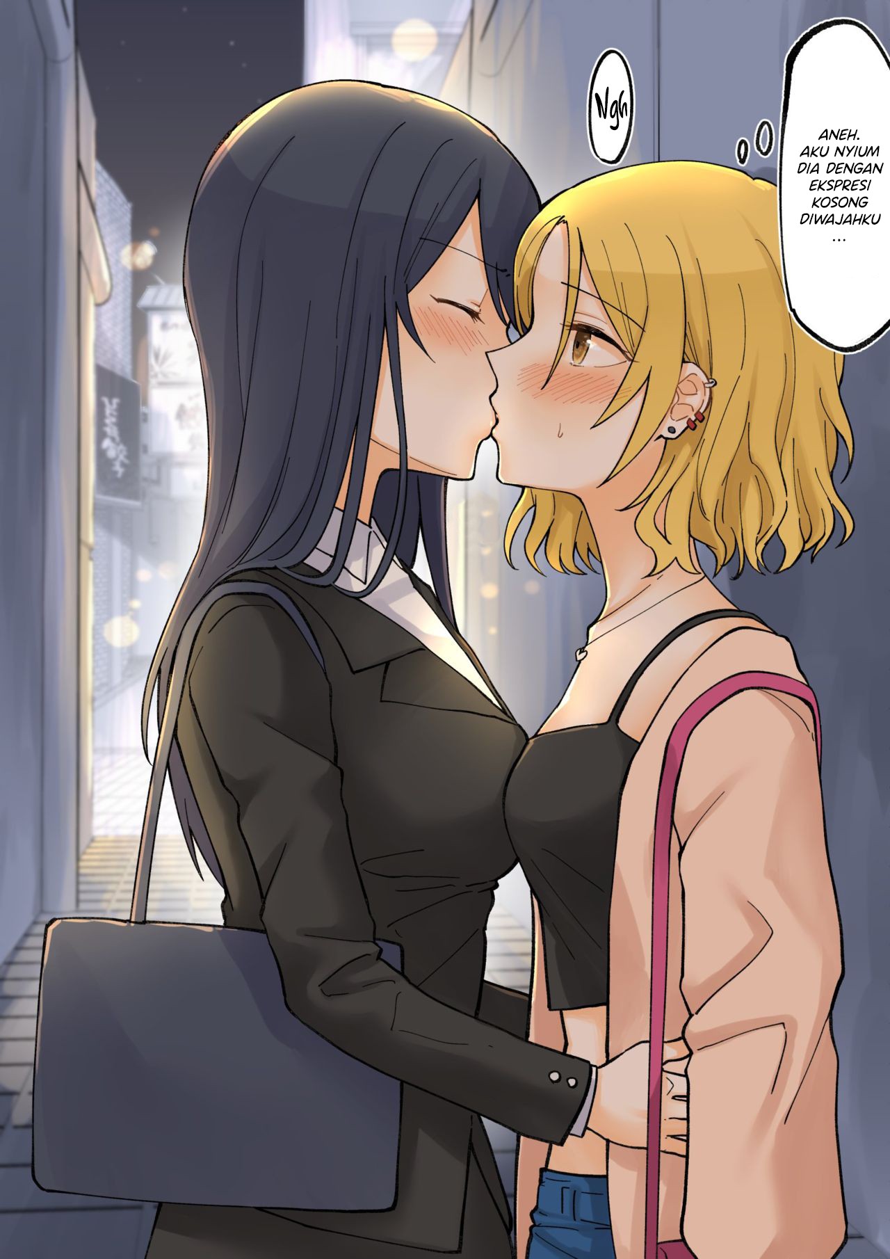 1 RT de Nakawarui Nonke Joshi-tachi ga 1-byou Kiss suru — Chapter 10, halaman 2