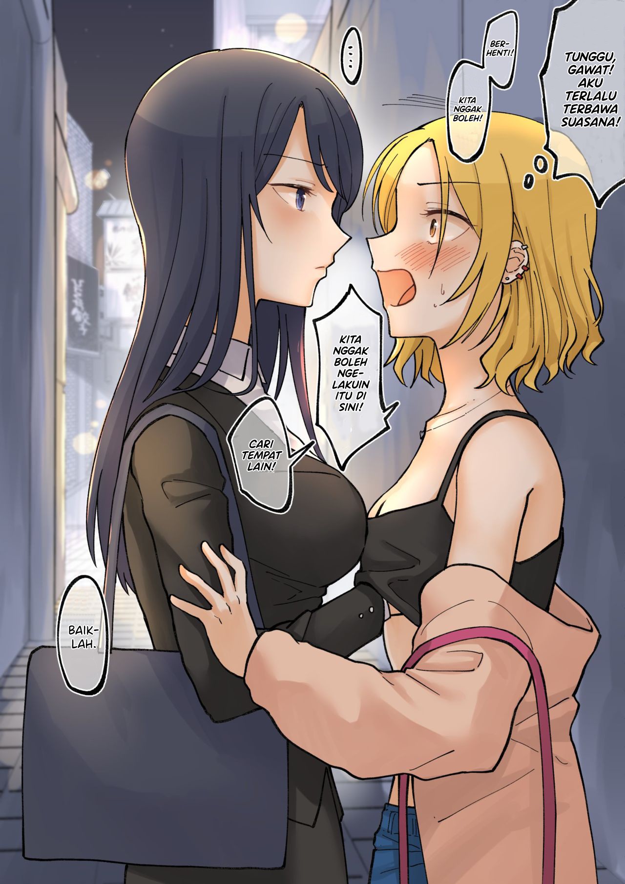 1 RT de Nakawarui Nonke Joshi-tachi ga 1-byou Kiss suru — Chapter 10, halaman 4