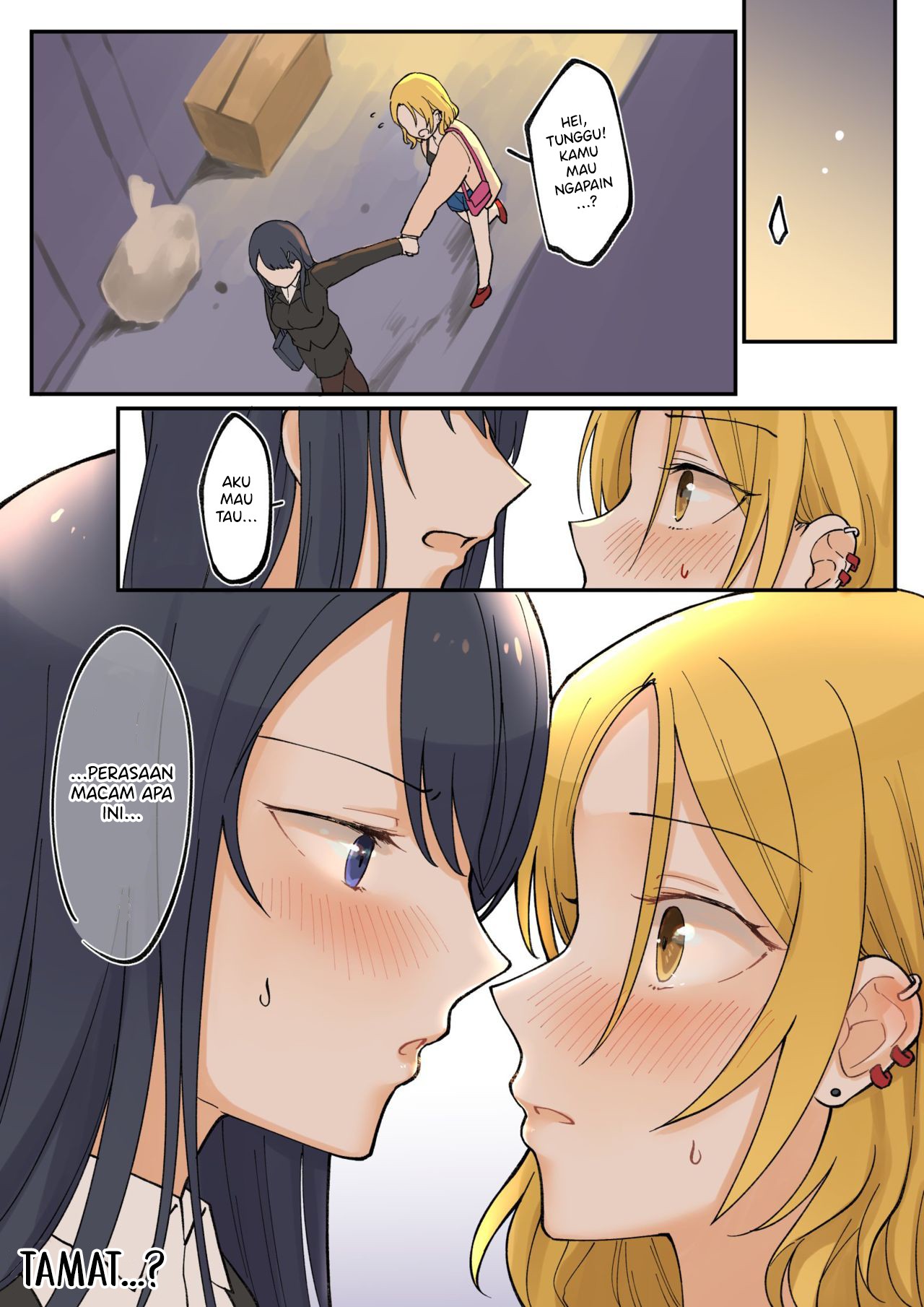 1 RT de Nakawarui Nonke Joshi-tachi ga 1-byou Kiss suru — Chapter 9, halaman 2