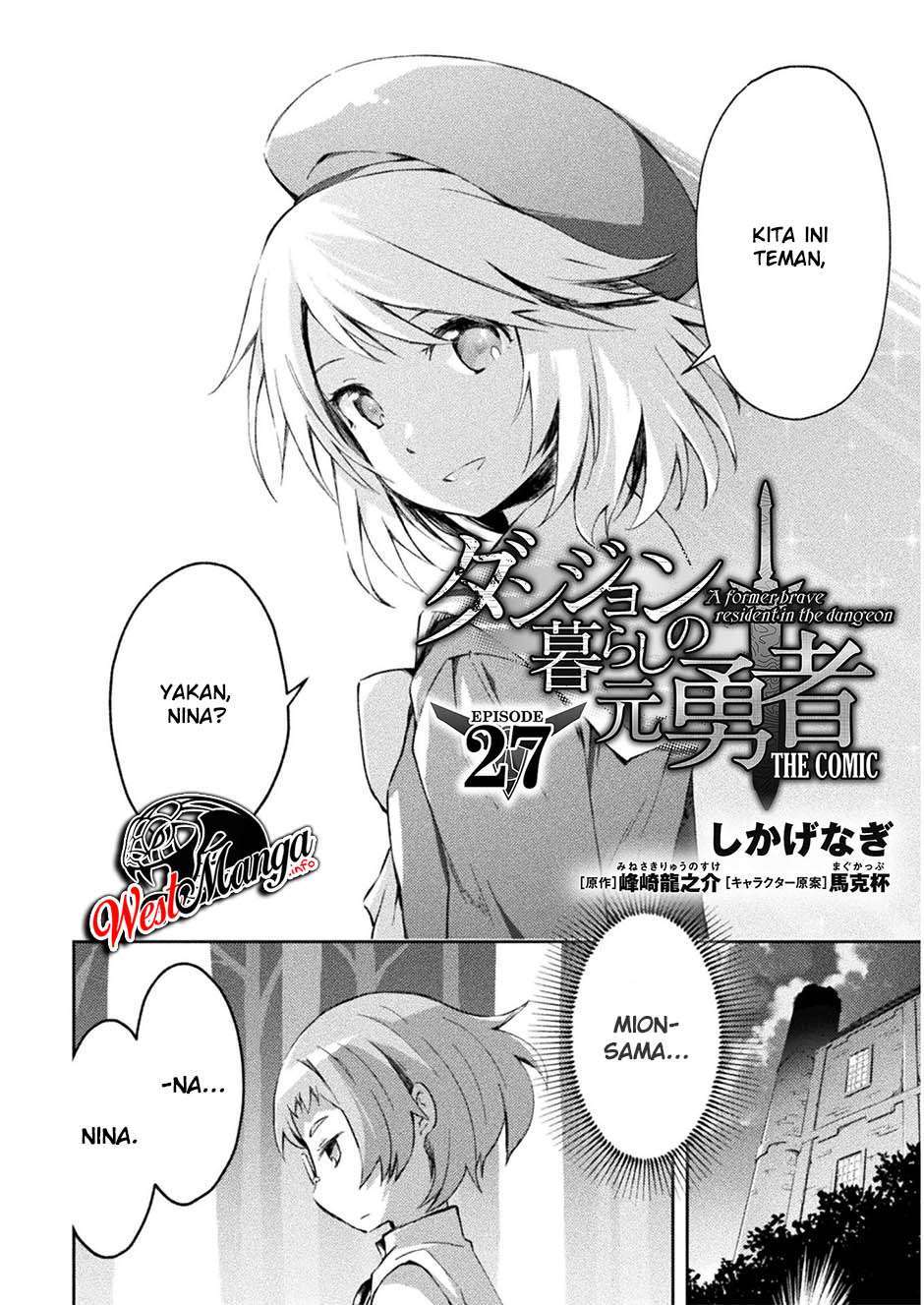 Dungeon Kurashi No Moto Yuusha — Chapter 27, halaman 4