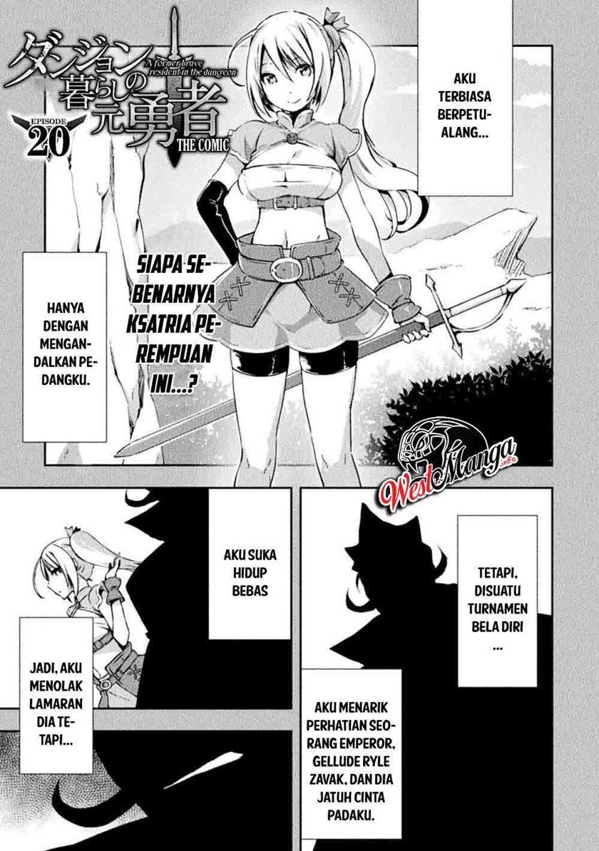 Dungeon Kurashi No Moto Yuusha — Chapter 20, halaman 3