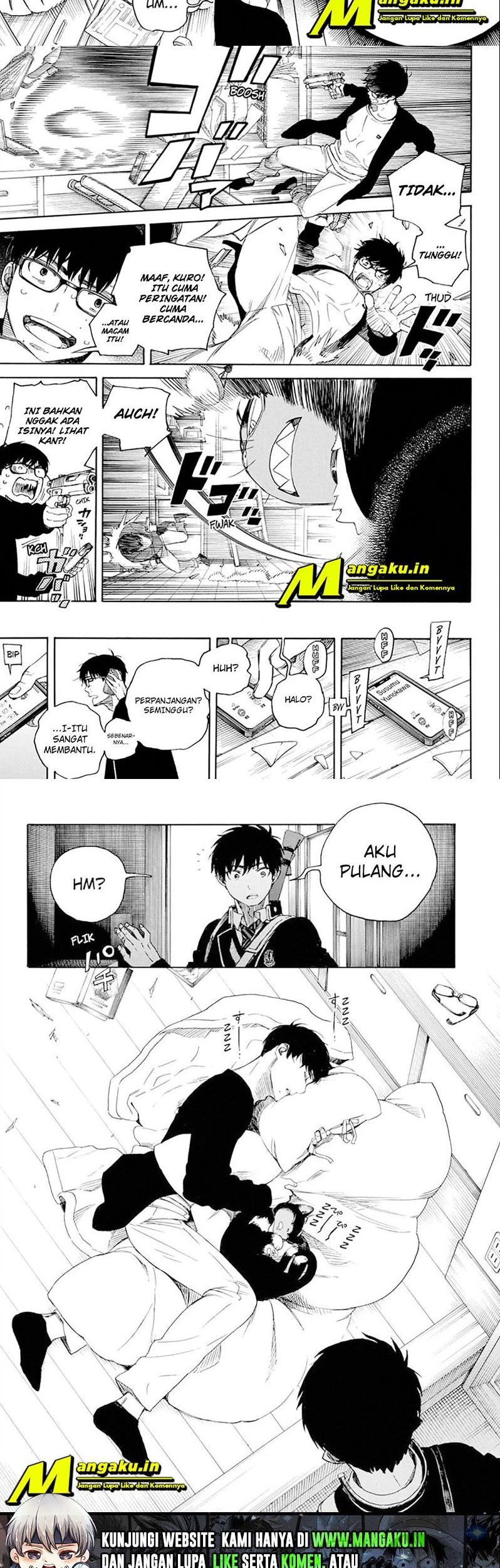 Ao no Exorcist — Chapter 135.5, halaman 9