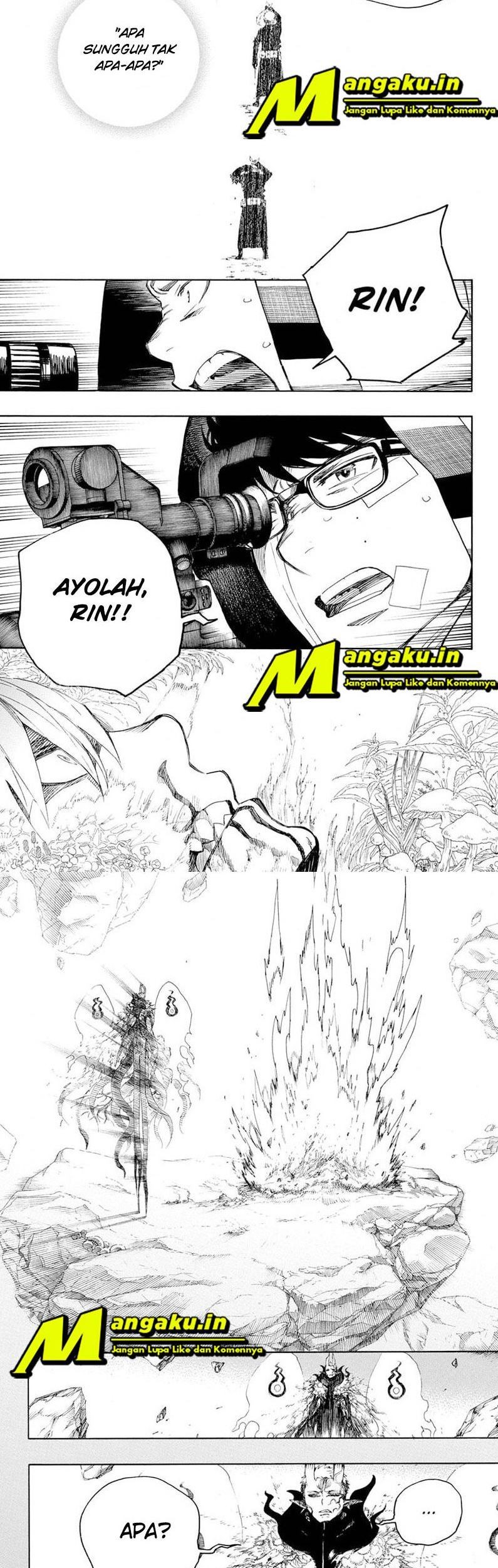 Ao no Exorcist — Chapter 135.2, halaman 9