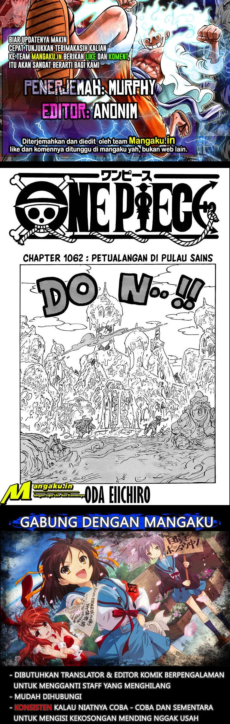 One Piece — Chapter 1062, halaman 1